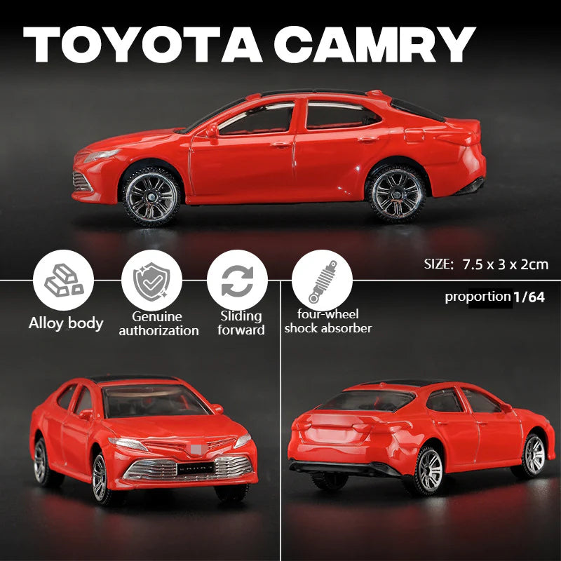 Cross-border 1:64 Rambo Toyota alloy car model simulation mini miniature car toy ornament boy delivery