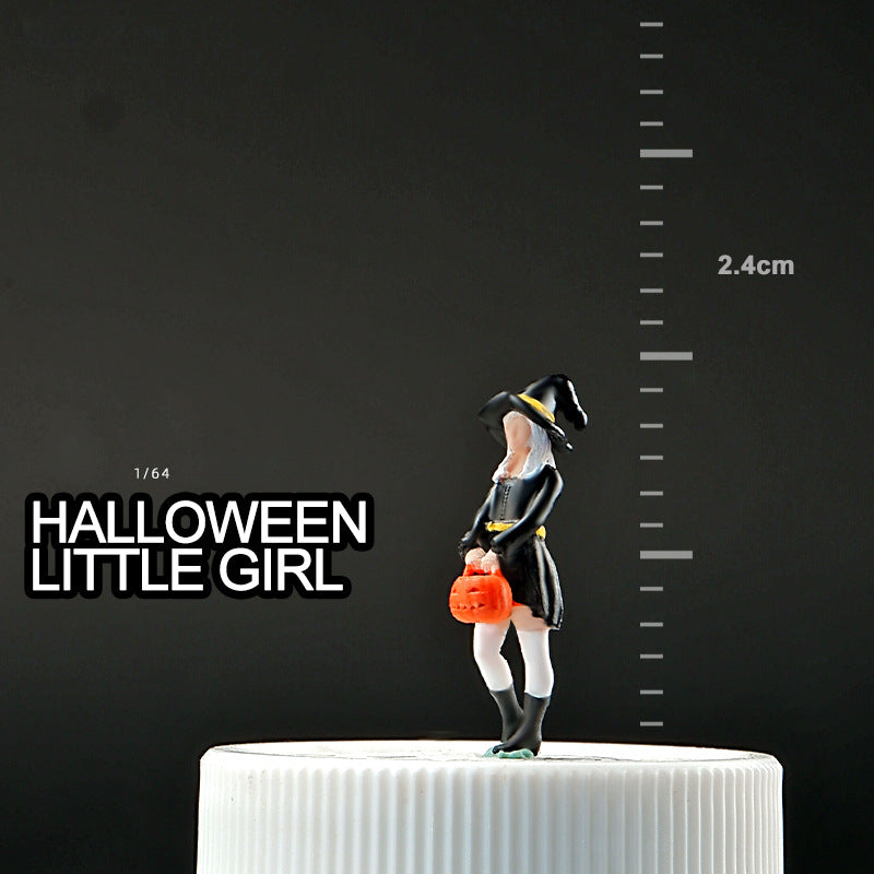 1/64 Simulation miniature resin doll model color mini villain three-dimensional collection sand table micro-shot ornament