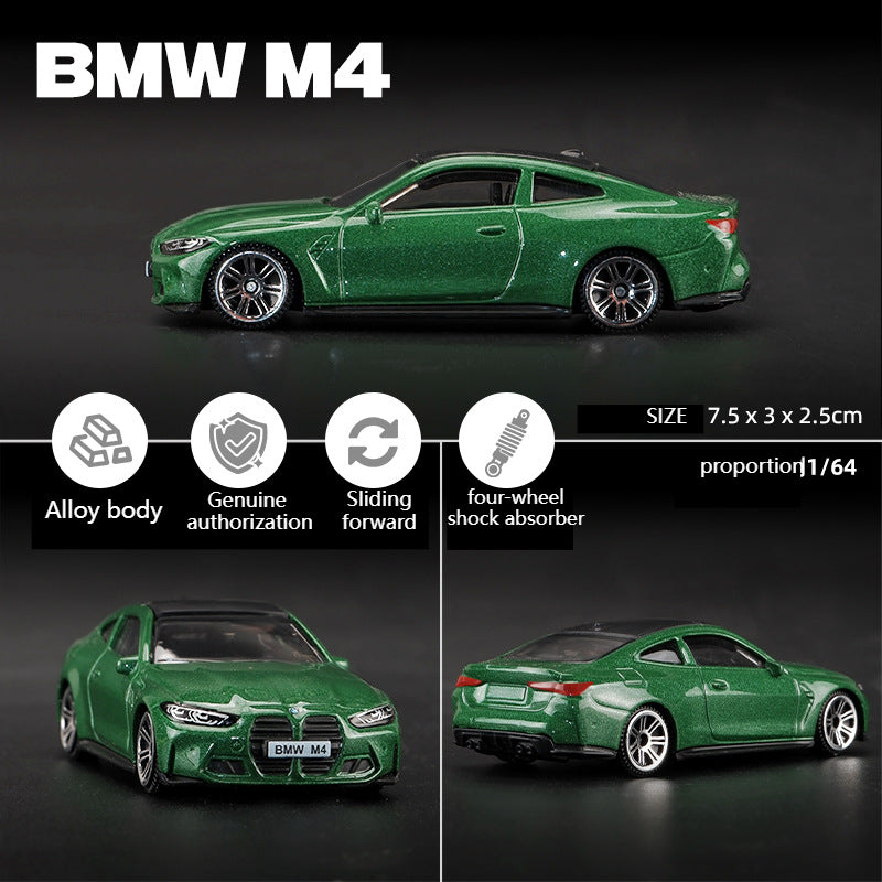 Cross-border 1:64 Rambo Toyota alloy car model simulation mini miniature car toy ornament boy delivery