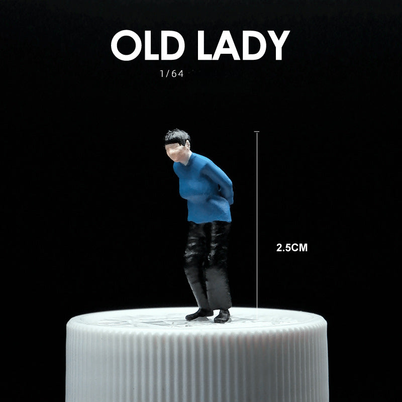 1/64 Simulation doll model miniature toy figure mini villain scene ornament prop sand table matching characters