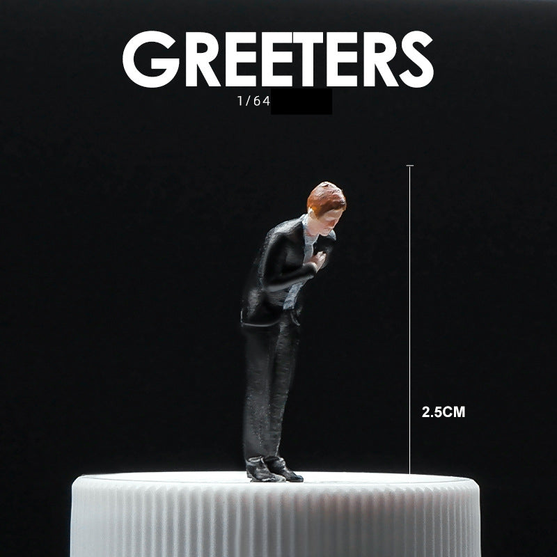 1/64 Simulation doll model miniature toy figure mini villain scene ornament prop sand table matching characters