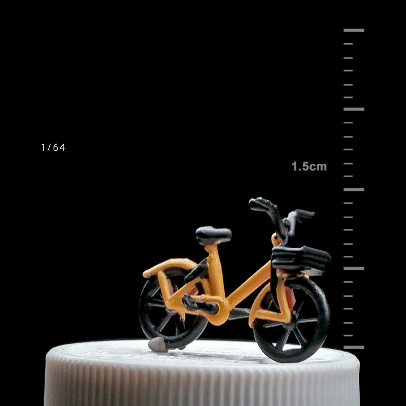 Simulation three-dimensional mini sofa oil drum color accessories miniature doll resin model ornament sand table landscaping props