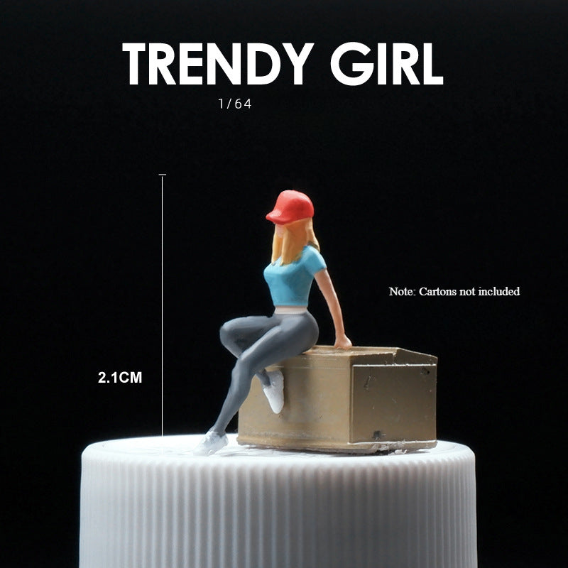 1/64 Simulation doll model miniature toy figure mini villain scene ornament prop sand table matching characters
