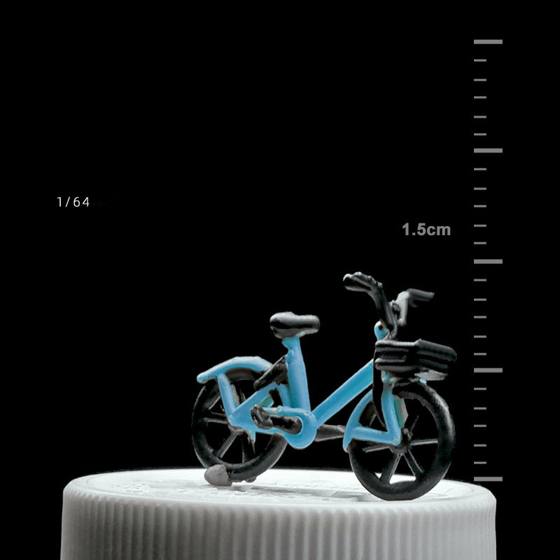 Simulation three-dimensional mini sofa oil drum color accessories miniature doll resin model ornament sand table landscaping props