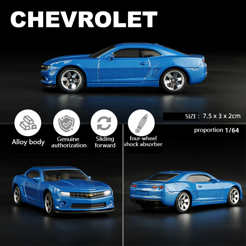 Cross-border 1:64 Rambo Toyota alloy car model simulation mini miniature car toy ornament boy delivery