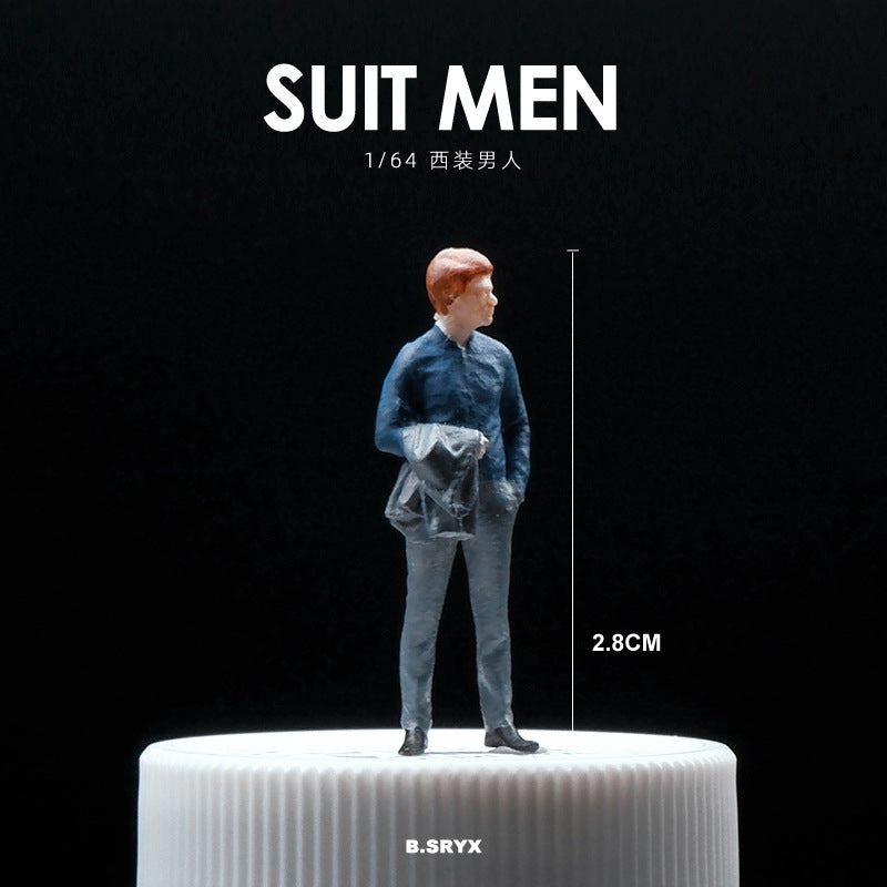 1/64 Simulation doll model miniature toy figure mini villain scene ornament prop sand table matching characters