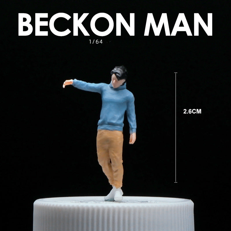 1/64 Simulation doll model miniature toy figure mini villain scene ornament prop sand table matching characters