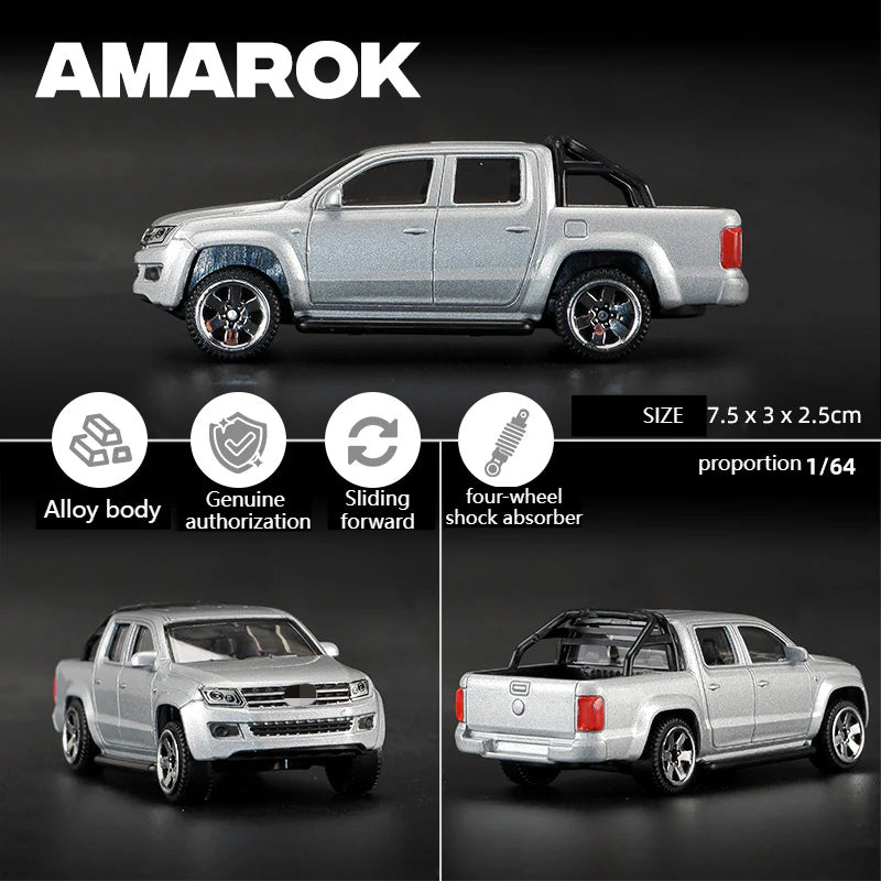Cross-border 1:64 Rambo Toyota alloy car model simulation mini miniature car toy ornament boy delivery
