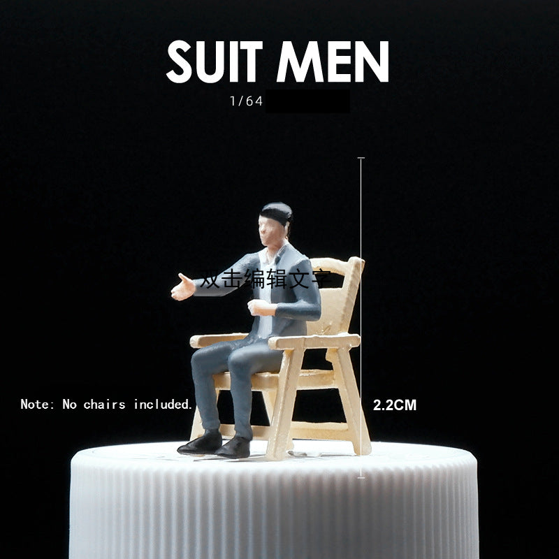 1/64 Simulation doll model miniature toy figure mini villain scene ornament prop sand table matching characters