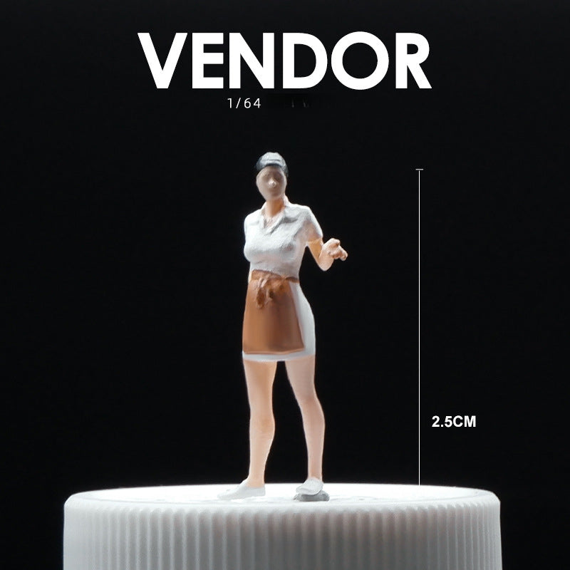 1/64 Simulation doll model miniature toy figure mini villain scene ornament prop sand table matching characters