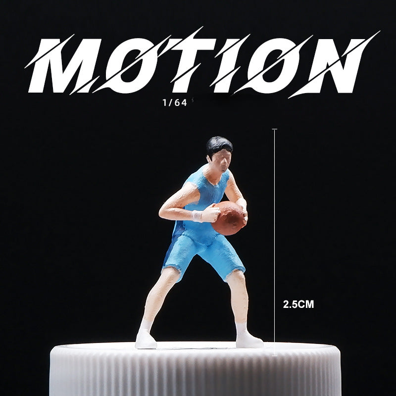 1/64 Simulation doll model miniature toy figure mini villain scene ornament prop sand table matching characters