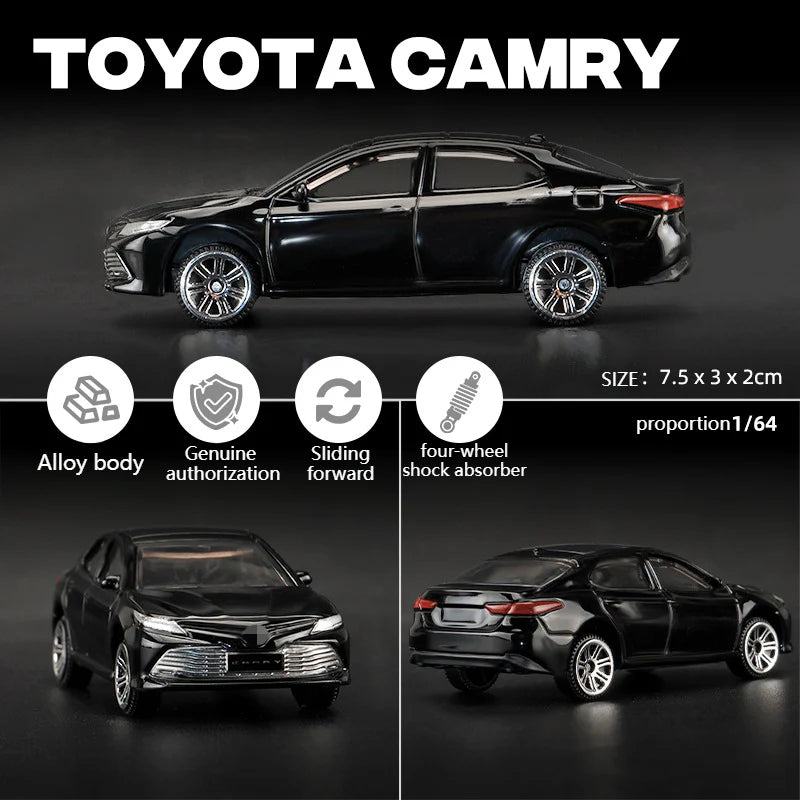Cross-border 1:64 Rambo Toyota alloy car model simulation mini miniature car toy ornament boy delivery