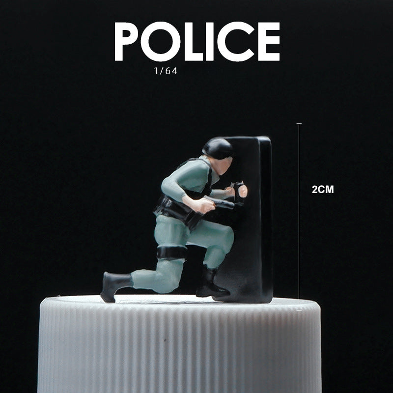 1/64 Simulation doll model miniature toy figure mini villain scene ornament prop sand table matching characters