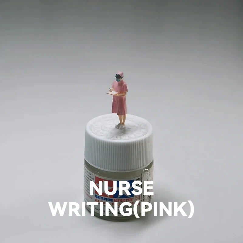 1:64Nurse-writing(pink)丨Figure Model Series丨The Most Comprehensive Career Guide