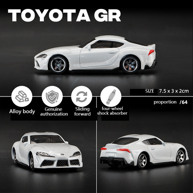 Cross-border 1:64 Rambo Toyota alloy car model simulation mini miniature car toy ornament boy delivery