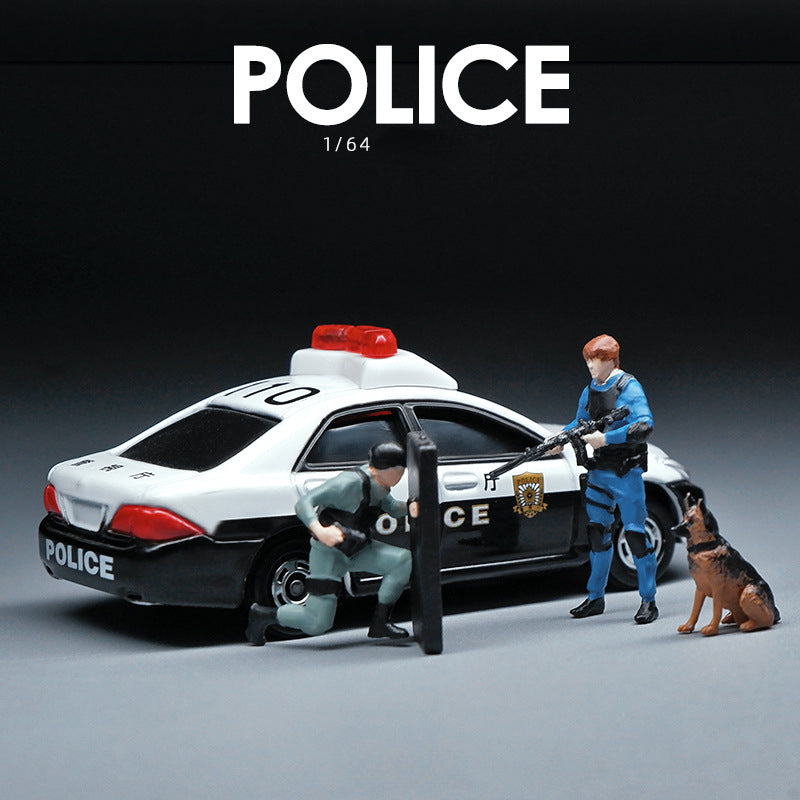 1/64 Simulation doll model miniature toy figure mini villain scene ornament prop sand table matching characters