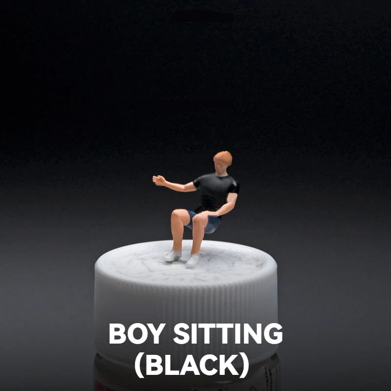 1:64 Man With Bag丨Figure Model Series丨Exquisite Miniature Male Model