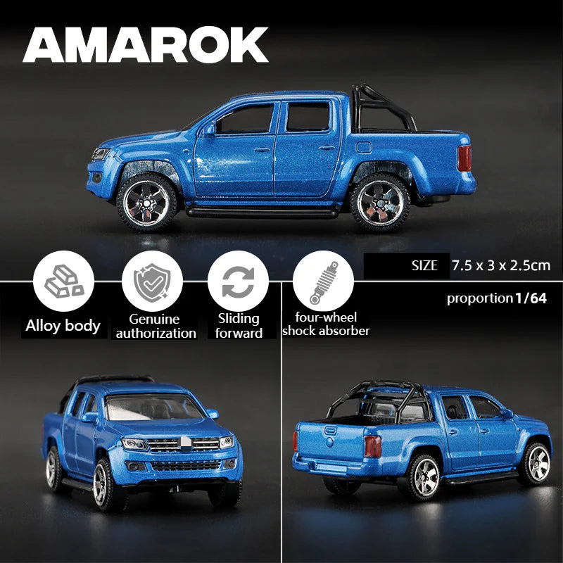 Cross-border 1:64 Rambo Toyota alloy car model simulation mini miniature car toy ornament boy delivery