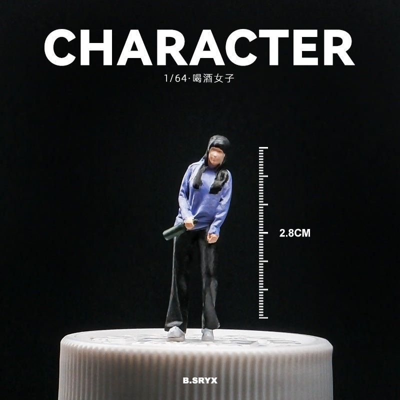 MINIATURE PERSON MODEL, trendy new collection 1/64