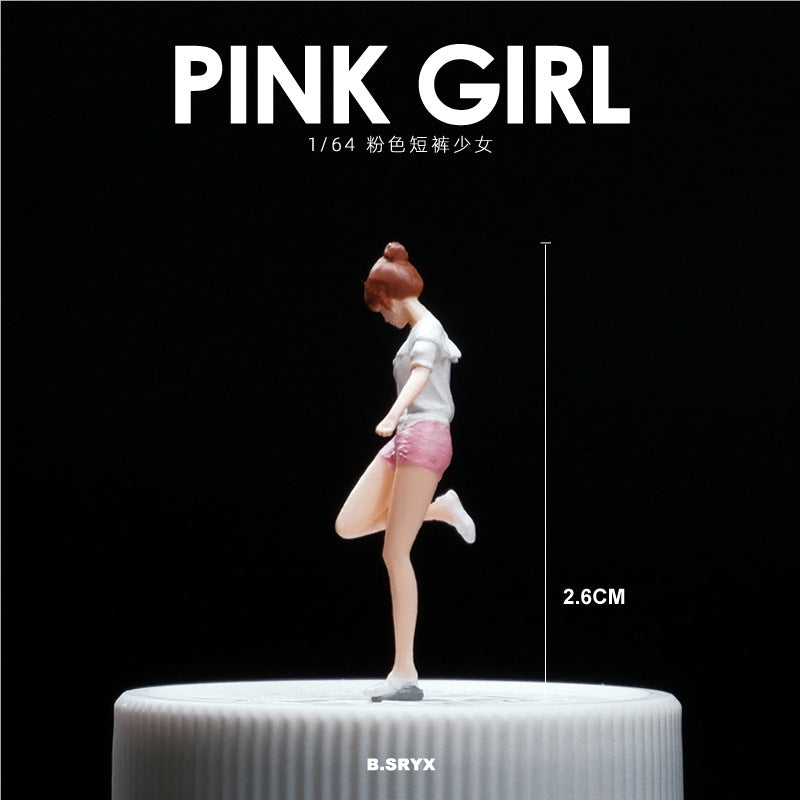 1/64 miniature doll model resin villain car model scene macro photography shooting scene figure