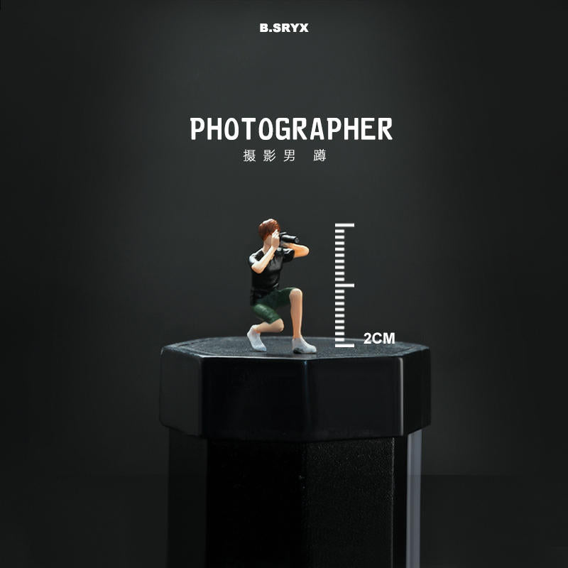 1/64 miniature doll model resin villain car model scene macro photography shooting scene figure