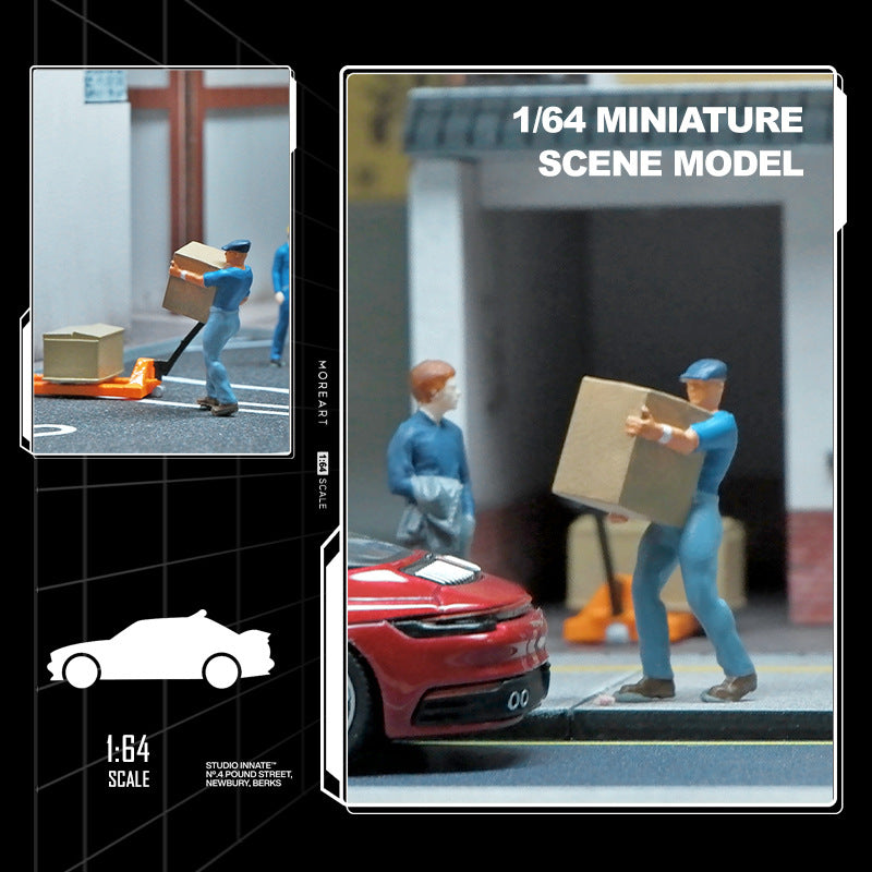1/64 Simulation doll model miniature toy figure mini villain scene ornament prop sand table matching characters