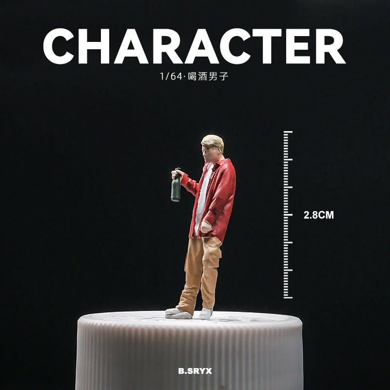 MINIATURE PERSON MODEL, trendy new collection 1/64