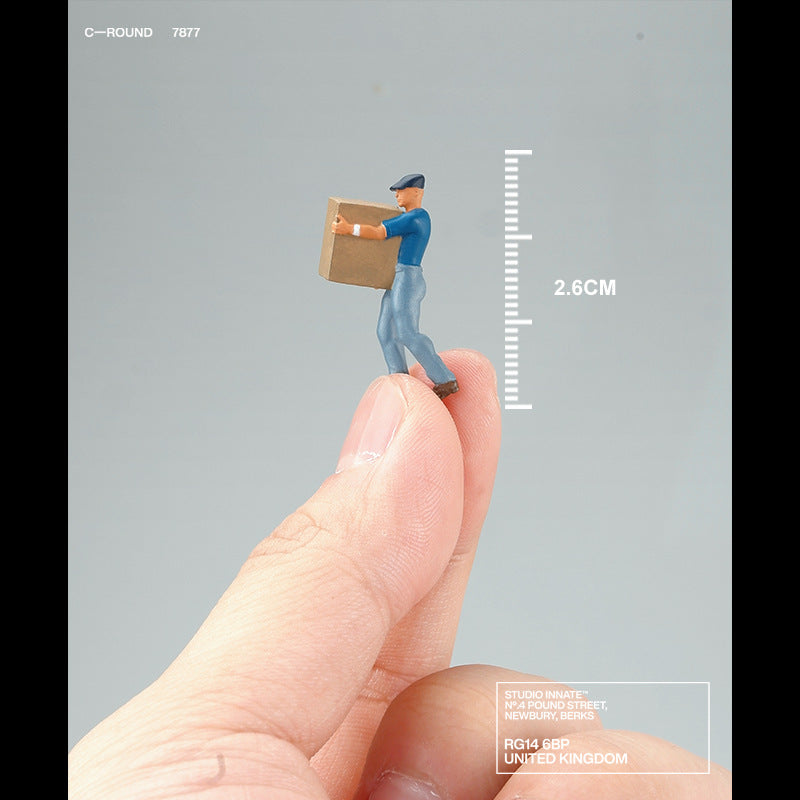 1/64 Simulation doll model miniature toy figure mini villain scene ornament prop sand table matching characters