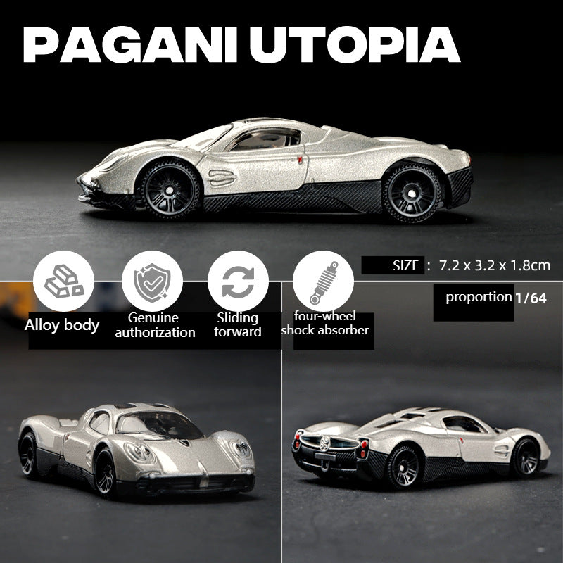 Cross-border 1:64 Rambo Toyota alloy car model simulation mini miniature car toy ornament boy delivery