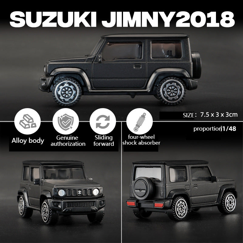 Cross-border 1:64 Rambo Toyota alloy car model simulation mini miniature car toy ornament boy delivery