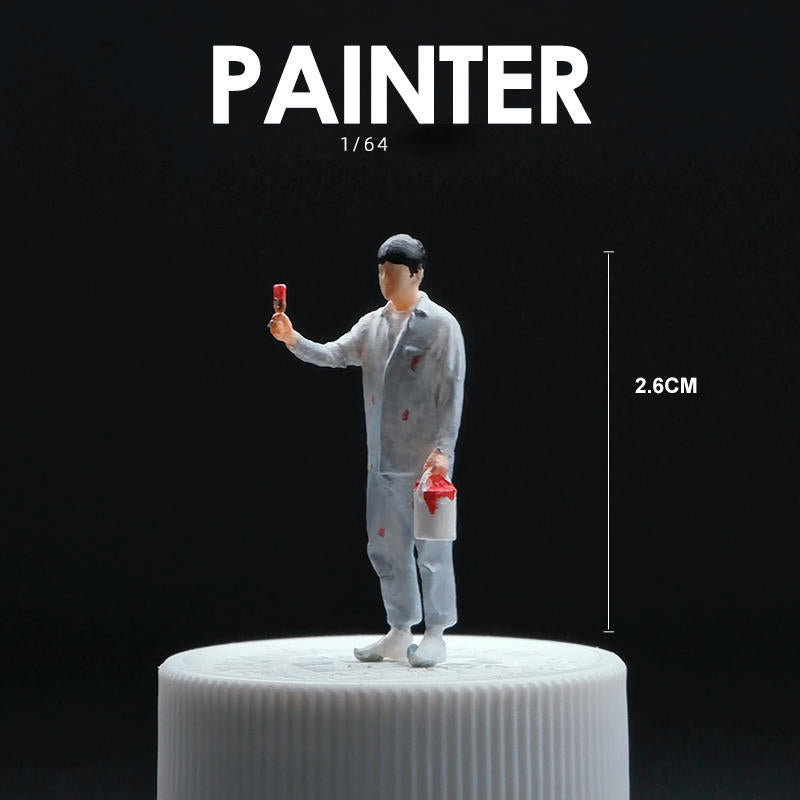 1/64 Simulation doll model miniature toy figure mini villain scene ornament prop sand table matching characters