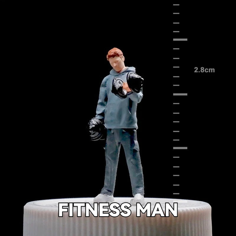 1:64 Batman - Squat丨Figure Model Series丨Exquisite Movie Character Model