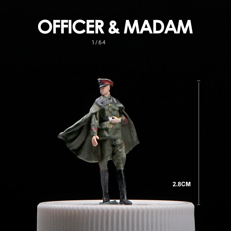 1/64 Simulation doll model miniature toy figure mini villain scene ornament prop sand table matching characters
