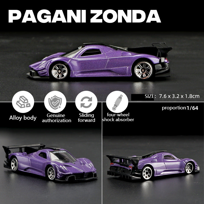 Cross-border 1:64 Rambo Toyota alloy car model simulation mini miniature car toy ornament boy delivery