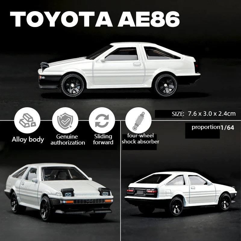 Cross-border 1:64 Rambo Toyota alloy car model simulation mini miniature car toy ornament boy delivery