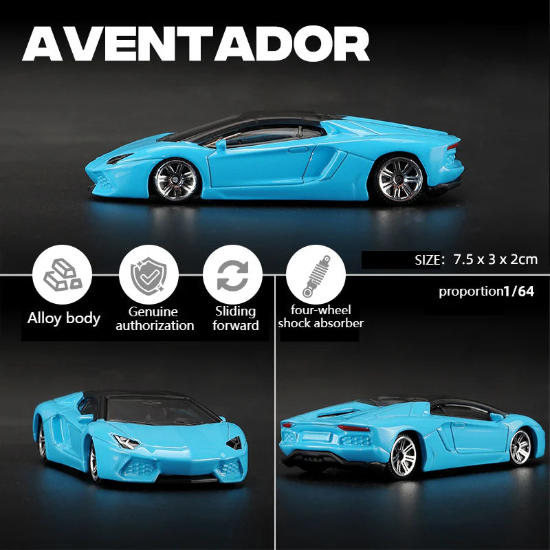 Cross-border 1:64 Rambo Toyota alloy car model simulation mini miniature car toy ornament boy delivery