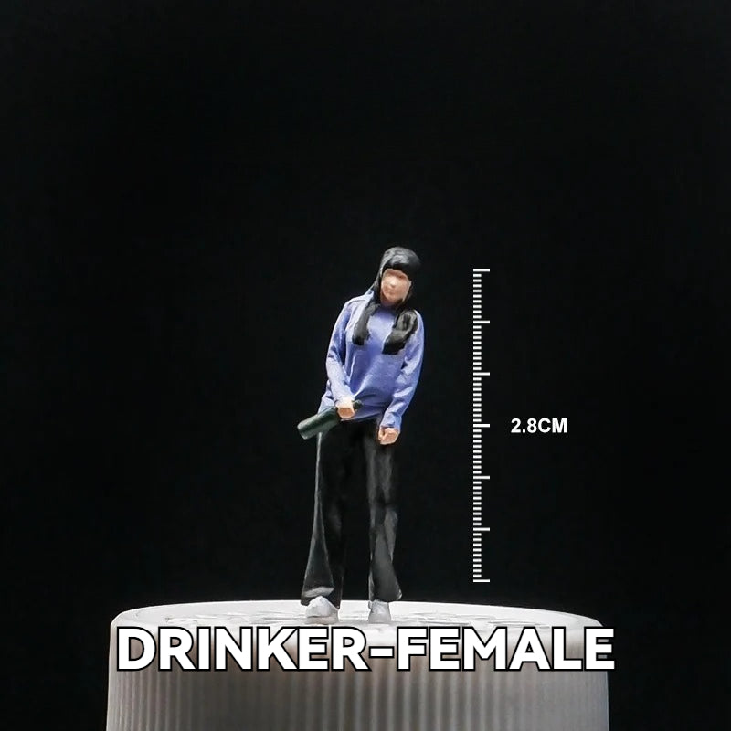 1:64 Batman - Squat丨Figure Model Series丨Exquisite Movie Character Model