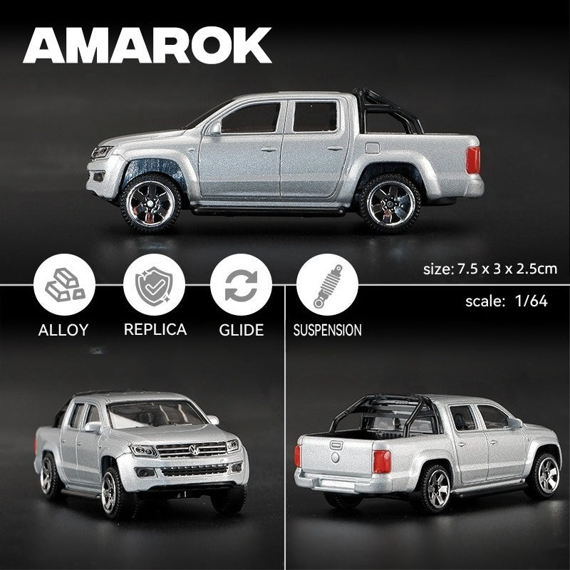 1:64 Volkswagen Amarok丨Car Model Series丨The Most Popular Car Model In 2025