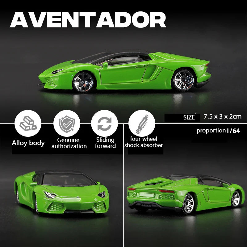 Cross-border 1:64 Rambo Toyota alloy car model simulation mini miniature car toy ornament boy delivery