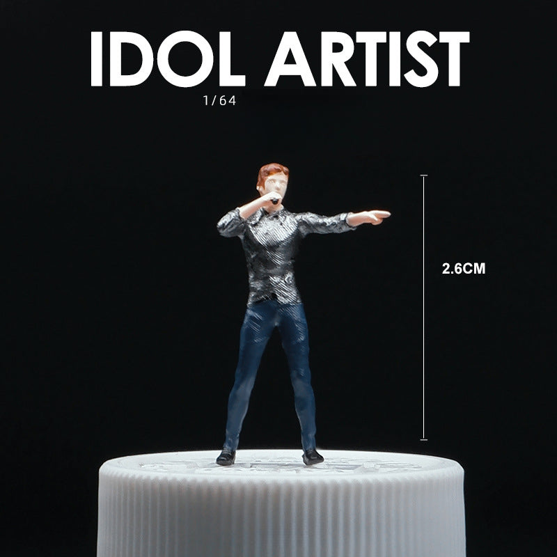 1/64 Simulation doll model miniature toy figure mini villain scene ornament prop sand table matching characters