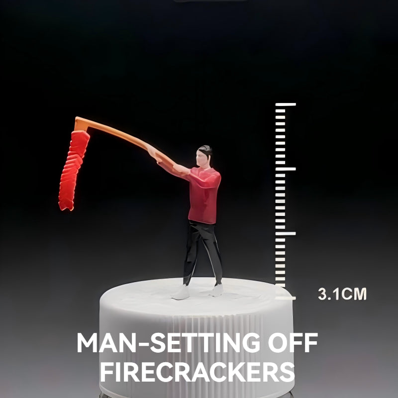 1:64 Man With Bag丨Figure Model Series丨Exquisite Miniature Male Model