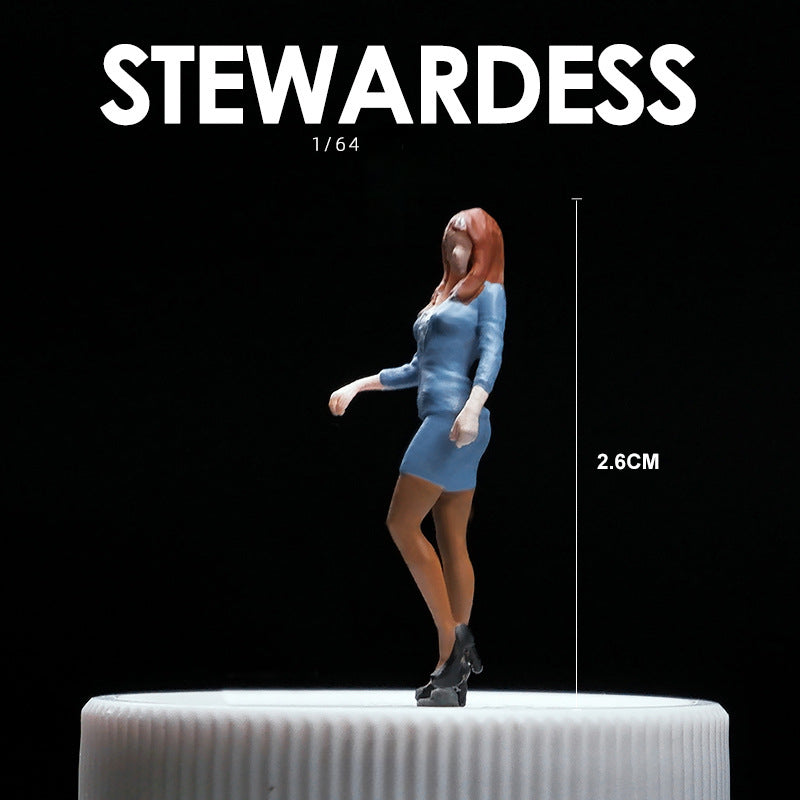 1/64 Simulation doll model miniature toy figure mini villain scene ornament prop sand table matching characters