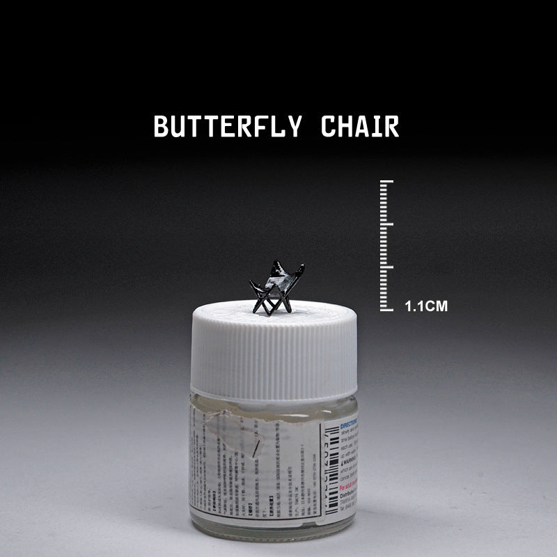 Simulation three-dimensional mini sofa oil drum color accessories miniature doll resin model ornament sand table landscaping props