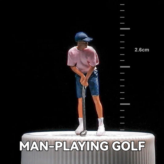 1:64 Man-Playing Golf丨‌Figure Model Series丨Exquisite Miniature Figure Model