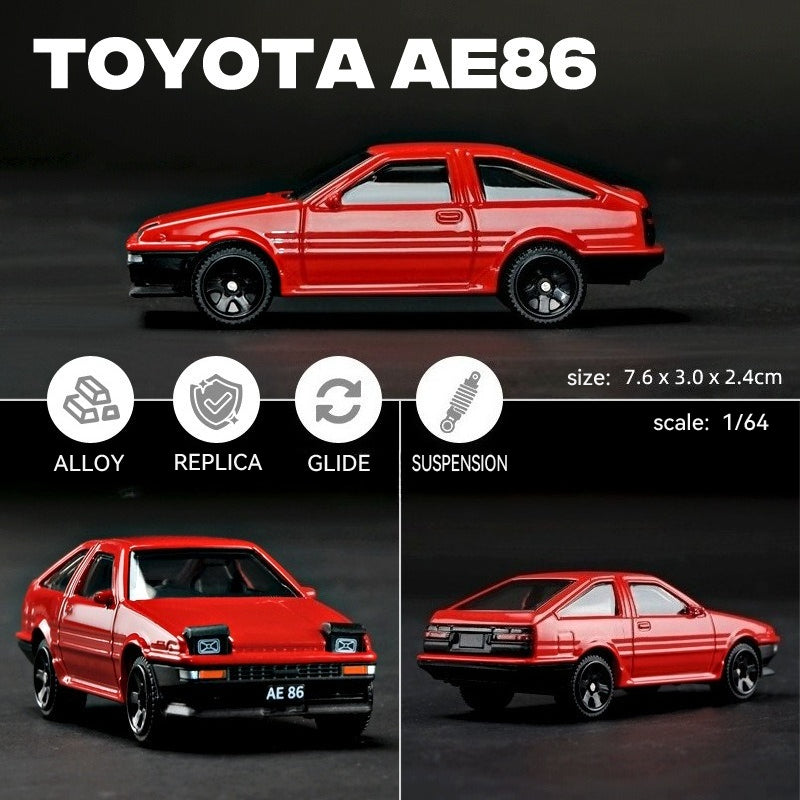 1:64 Toyota AE86 H2丨‌Car Model Series丨The Most Popular Car Model In 2025