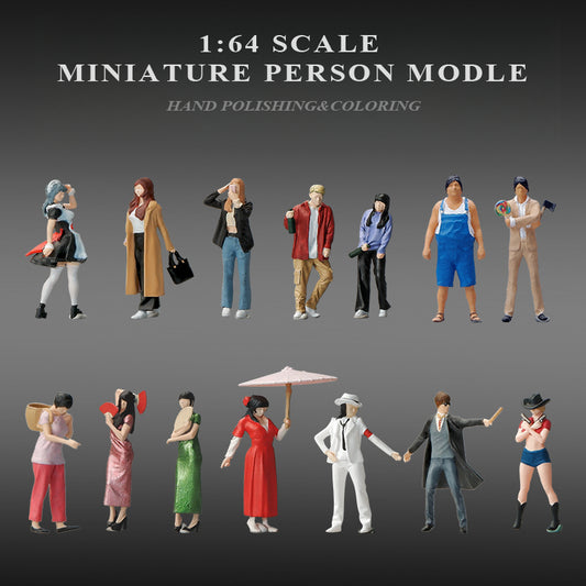 MINIATURE PERSON MODEL, trendy new collection 1/64