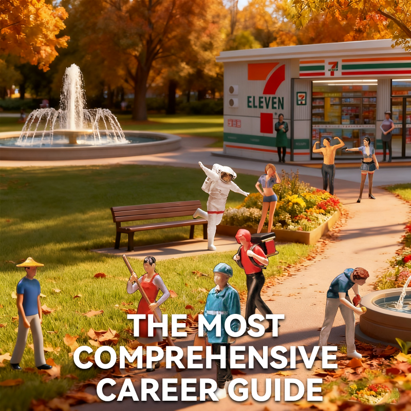 1:64 Astronaut	丨‌Figure Model Series丨The Most Comprehensive Career Guide