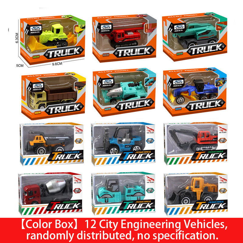 1:64 alloy car model coasting toy metal construction vehicle urban traffic children boy toys
