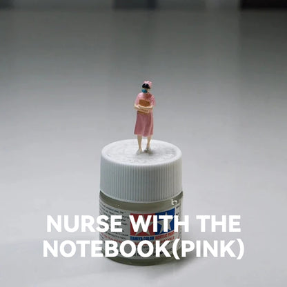 1:64Nurse-Standing B（pink）丨‌Figure Model Series丨The Most Comprehensive Career Guide
