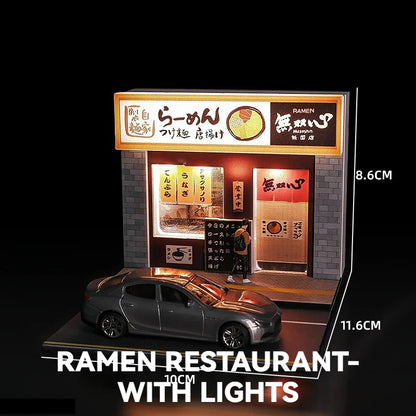 1:64Shaxian Snack-with lights丨Scene Model Series丨Asian Featured Building Scene